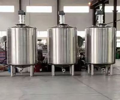 5000L blandetank i rustfrit stål eksporteres til Rusland, vil blive brugt til maling